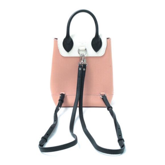 Louis Vuitton Lockme Rose Ballet Noir Pink White Mini Calf Leather Backpack - Picture 2 of 8